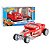 Miniatura Hot Wheels Fast Racer Pullback Red Bone Shaker Diecast Original Colecionável - Imagem 1