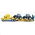 Miniatura Siku Caminhão Prancha Freightliner com Tratores New Holland T8 1:87 Diecast Original - Imagem 2