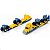 Miniatura Siku Caminhão Prancha Freightliner com Tratores New Holland T8 1:87 Diecast Original - Imagem 1