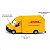 Miniatura Siku Mercedes-Benz Sprinter DHL Serviço de Encomendas 1:50 Diecast Original Colecionável - Imagem 7