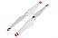 DJI P3 PROPELLERS SELF TIGHTERING RED STRI 9443 - Imagem 1