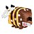 Action Figure Minecraft Pelúcia Mattel 8* Minecraft Angry Bee 8 cm - Imagem 3