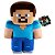 Pelúcia Mattel 16* Minecraft Steve — Original Autêntico Lacrado com Garantia Drive Collection - Imagem 1