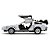 Jada Toys 1:32 De Volta para o Futuro Time Machine Frost Version — Original Drive Collection - Imagem 2