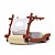 Miniatura Jada Toys 1:32 Os Flintstones Flintmobile com Fred Flintstone - Imagem 2
