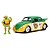 Jada Toys 1:24 Tmnt Vw Drag Beetle com michelangelo 33 — Original Autêntico Drive Collection - Imagem 1