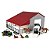 John Deere Weathered Barn Playset Ertl 1:32 Cenário Agrícola com 13 Peças — Original Ertl Drive - Imagem 1