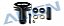 Peça Align T-Rex 550E Flybarless Alojamento do Rotor Principal - Imagem 1