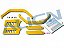 Kit de Peças de Upgrade (Amarelo) Align T-Rex 500 - 50076T-06 - Imagem 1