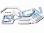Kit de Peças de Upgrade (Branco) Align T-Rex 500 - H50076T-01 - Imagem 1