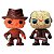 Boneco Funko Pop! A Nightmare on Elm Street / Friday the 13th - Freddy Krueger & Jason Voorhees (Battle Damaged) 2-Pack - Imagem 1