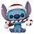 Boneco Funko Pop! Lilo & Stitch Holiday - Stitch with Candy Cane #1502 - Imagem 1