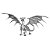 Miniatura de Montar Metal Earth Steel Dragon - Imagem 1