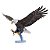 Miniatura de Montar Metal Earth American Bald Eagle - Imagem 1