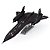 Miniatura de Montar Metal Earth Lockheed SR-71 Blackbird - Imagem 1