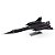 Miniatura de Montar Metal Earth Lockheed SR-71 Blackbird - Imagem 2