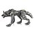 Miniatura de Montar Metal Earth Cyber Wolf - Imagem 2
