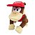 Pelúcia Little Buddy Super Mario Diddy Kong 18 cm - Imagem 1