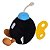 Pelúcia Little Buddy Super Mario Bob-omb 15 cm - Imagem 2