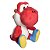 Pelúcia Little Buddy Super Mario Red Yoshi 25 cm - Imagem 1