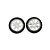 Roda Branca 1:8 Completa Himoto 85746W (2 un) - Imagem 1