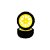 Roda Traseira Amarela 1:16 Himoto 85024Y (2 un) - Imagem 1