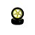 Roda Dianteira Amarela 1:10 Himoto 06010Y (2 un) - Imagem 1