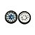 Roda Azul Cromada 1:10 Himoto 02020PB (2 un) - Imagem 2