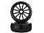 Roda Preta 1:8 Completa Himoto 821003B (2 un) - Imagem 1