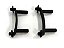Suporte de Bolha Truck Himoto 31101 Body Mount (2 un) - Imagem 1