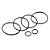O-Rings de Bateria e ESC Helicóptero Protos MSHeli MSH51000 - Imagem 1