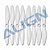 Hélice 6040 Branca para Drone Racer Align MR25 MP06031BT - Imagem 1