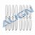 Hélice 5045 Branca para Drone Racer Align MR25 MP05031BT - Imagem 1