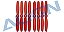 Hélice 5045 Vermelha para Drone Racer Align MR25 MP05031RT - Imagem 1