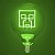 Luminária Paladone Creeper de Parede Neon 7538 - Imagem 2