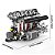 Blocos de Montar Mould King 10087S Eletric Motorized L4 Gasoline Engine 1897 Peças - Imagem 4