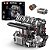 Blocos de Montar Mould King 10087S Eletric Motorized L4 Gasoline Engine 1897 Peças - Imagem 1