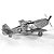 Miniatura de Montar Metal Earth Mustang P-51 - Imagem 4