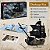 Blocos de Montar Mould King Black Pearl Pirate Ship 932 Peças - Imagem 2