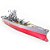 Miniatura de Montar Metal Earth ICONX Yamato Battleship ICX117 - Imagem 2