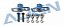 Braço Misturador Superior Helicóptero T-Rex 450 Align 79617 - Imagem 1