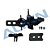 Chassi Principal Align Helicóptero T-Rex 150 H15B001XXT - Imagem 1