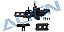 Chassi Principal Helicóptero T-Rex 150 Align H15B001AXT - Imagem 1