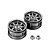 Rodas M-Chassis 8 Raios Prata 2un Tamiya 50569 - Imagem 1