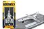 Miniatura B-1 Lancer Prata Runway-24 RW025 Aviação Bomber - Imagem 1