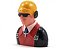 Boneco Piloto Civil com Capacete 1:7 Hangar 9 HAN9109 - Imagem 1