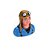 Boneca Piloto Linda com Capacete 1:6 Hangar 9 HAN9115 - Imagem 1