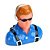 Boneco Piloto Civil com Fone 1:6 Hangar 9 HAN9114 - Imagem 1