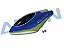Cabine Pintada Azul T-Rex 450 Align HS1227T - Imagem 1