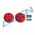 Tampa do Rotor Principal Vermelha Align M480L M480017XRT - Imagem 1